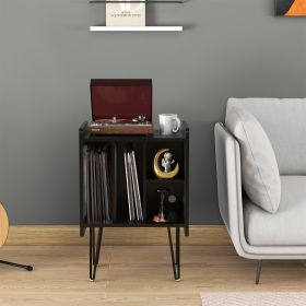 ONLY PICK UP Four-Compartment Record Rack With Usb Port