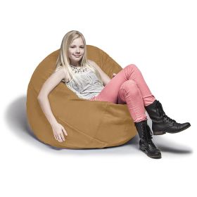 Jaxx 4 ft Cocoon Kids Bean Bag, Camel