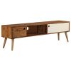 TV Stand 55.1"x11.8"x15.7" Solid Wood Sheesham