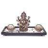 Elephant Ganesha Zen Garden Sand Rocks Candle Holder Home Decor