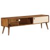 TV Stand 55.1"x11.8"x15.7" Solid Wood Sheesham