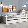 Daybed with two Storage Drawers ,White