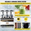 VEVOR Commercial Slushy Machine, 3x15L Tank Commercial Margarita Maker, 1200W Stainless Steel Frozen Drink Machine, Temperature Adjustment 26.6¬∞F to