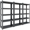 72"H 5 Tier Metal Shelves for Storage Garage Shelving 2000LBS Heavy Duty Storage Shelves Adjustable Garage Shelf Industrial Shelving Unit Storage Util