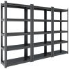 78"H 5 Tier Metal Shelves for Storage Garage Shelving 2000LBS Heavy Duty Storage Shelves Adjustable Garage Shelf Industrial Shelving Unit Storage Util