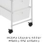 3 Drawer Rolling Storage Cart