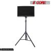 5 Core 2 Pieces Black Heavy Duty Height Adjustable 40 to 72 inches Tripod PA Monitor Holder Large Speakers DJ Stand para Bocinas SS HD 2PK BLK WOB