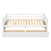 Daybed with two Storage Drawers ,White