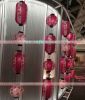 Japanese-style Paper Lantern Handmade Rose red Sakura Hanging Lampshade Decorative Home Restaurant Round