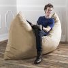 Jaxx 5.5 ft Pillow Saxx Bean Bag Pillow, Camel