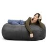 Jaxx 4 ft Lounger Bean Bag, Black