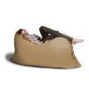 Jaxx 5.5 ft Pillow Saxx Bean Bag Pillow, Camel