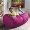 Jaxx 4 ft Lounger Bean Bag, Fuchsia