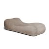 Jaxx Arlo Chaise Lounge Bean Bag Chair - Premium Chenille, Beige