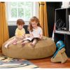 Jaxx 4 ft Cocoon Kids Bean Bag, Camel