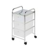 3 Drawer Rolling Storage Cart