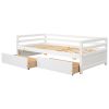 Daybed with two Storage Drawers ,White