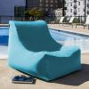 Jaxx Ponce Outdoor Bean Bag Chair, Light Blue