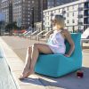 Jaxx Ponce Outdoor Bean Bag Chair, Light Blue