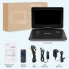 DBPOWER 17.9" Portable DVD Player with 15.6" Large HD Swivel Screen, 6 Hour Rechargeable Battery, Support USB/SD and Multiple Disc Formats, High Volum