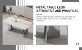 Modern minimalist dining table. Imitation marble glass sticker desktop, stainless steel legs, stable and beautiful. 6 premium PU seats. 63 inches * 35