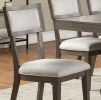 Contemporary Dining Room Furniture Dining Table w Leaf Ash Gray Large Family 9pc Dining Set 8x Side Chairs