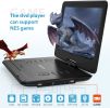 DBPOWER 17.9" Portable DVD Player with 15.6" Large HD Swivel Screen, 6 Hour Rechargeable Battery, Support USB/SD and Multiple Disc Formats, High Volum