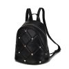 Hayden Quilted Vegan Leather with Studs Women Backpack