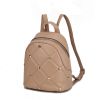 Hayden Quilted Vegan Leather with Studs Women Backpack