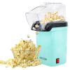 5 Core Hot Air Popcorn Popper Machine 1200W Electric Popcorn Kernel Corn Maker Bpa Free, 95% Popping Rate, 2 Minutes Fast, No Oil-Healthy Snack for Ki