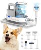 Katio Kadio Pet Grooming Kit & Pet Hair Vacuum, Dog Grooming Tools for Shedding Small, Medium Dog Cat - 60dB Low Noise  Pet Grooming Vacuum